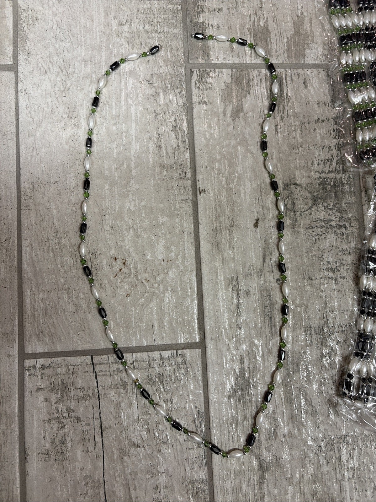 Lot Of 12 Magnetic Hematite Bracelet Anklet Necklace 3 row Variation Of Colors