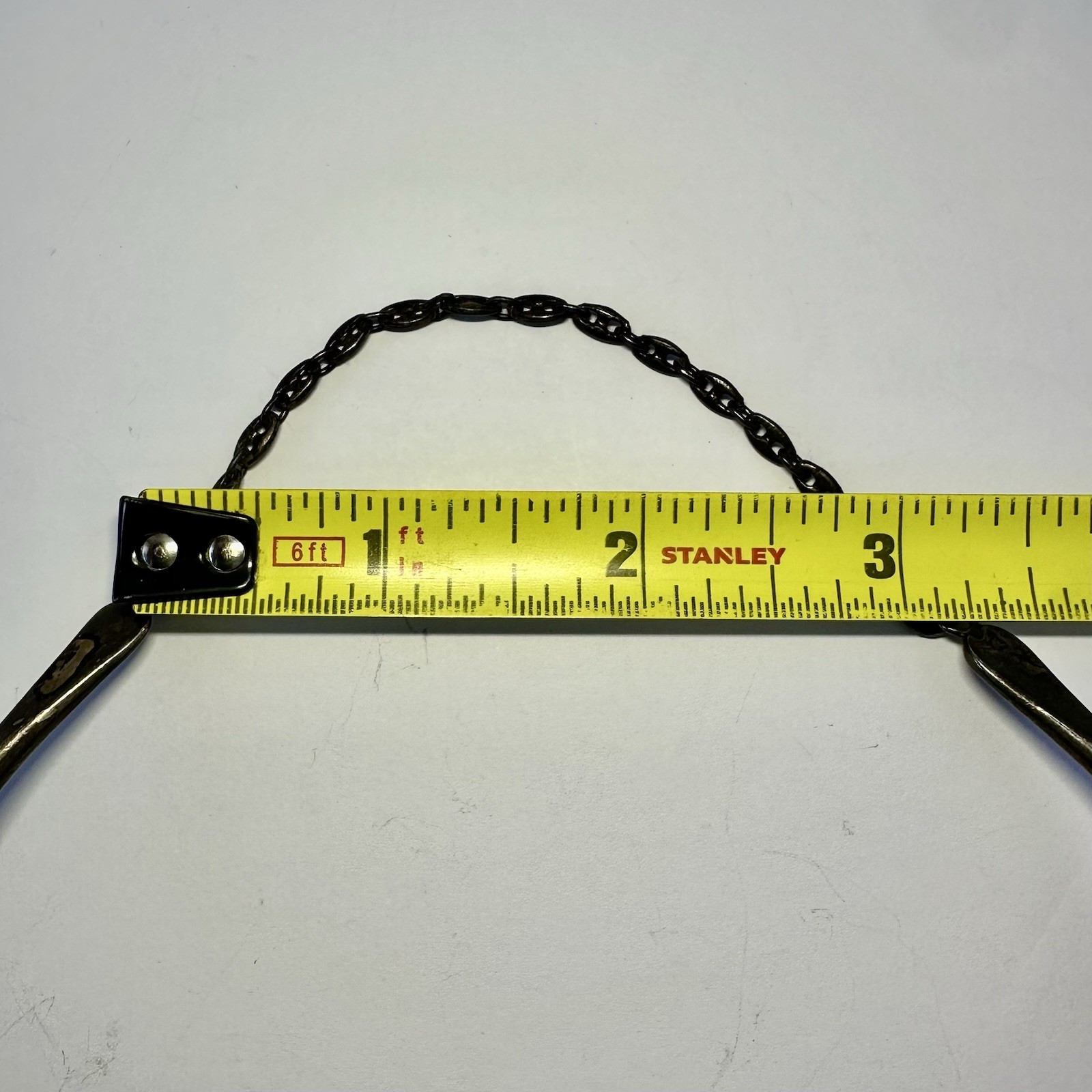 Vtg Sherman Isabelle Paquin S&IP Sterling Silver V Shape Torque Collar Oval Onyx