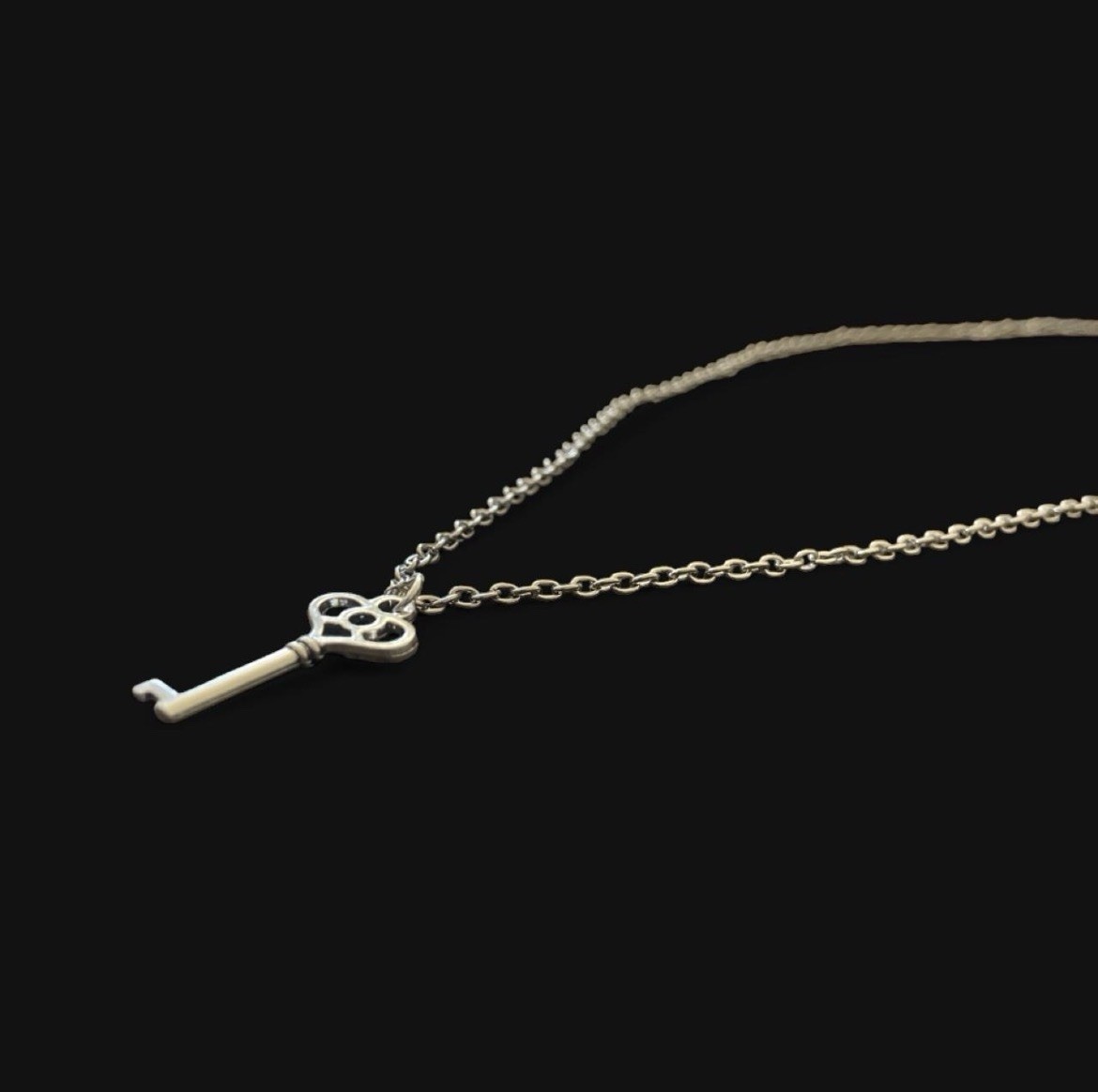 Silver Key Necklace