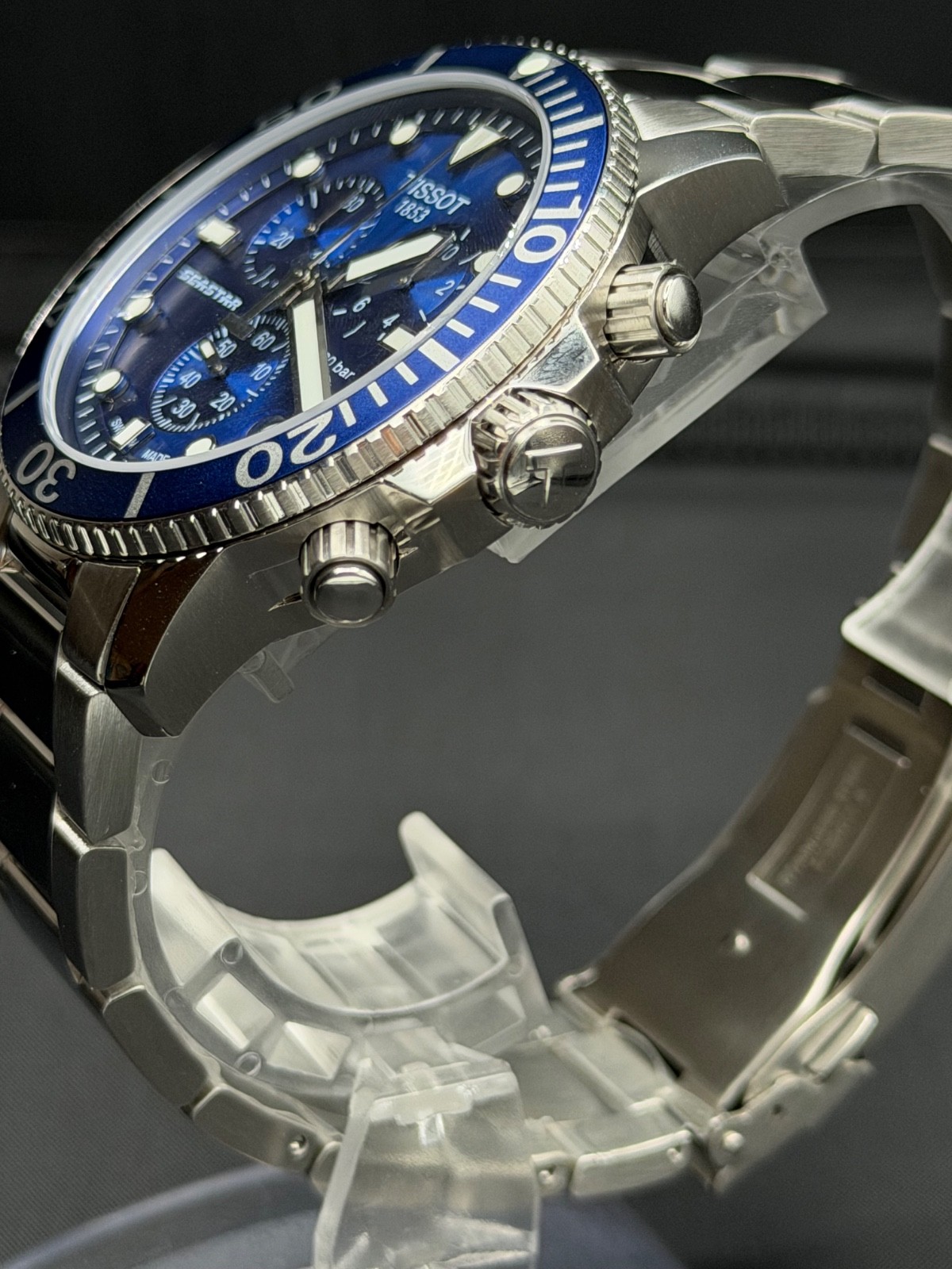 TISSOT Seastar 1000 Chronograph T120.417.11.041.00 Dial Blue Men’s Watch