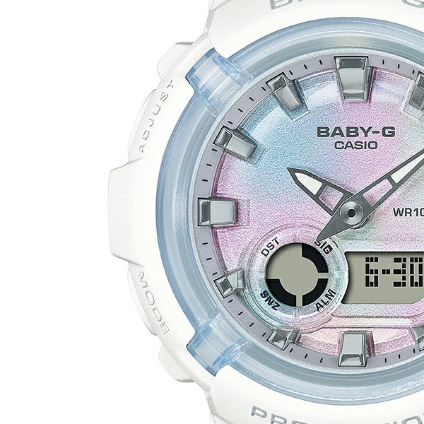 Casio Baby-G BGA-280-7AJF JDM White Pastel Tie-Dye Analog Digital Watch