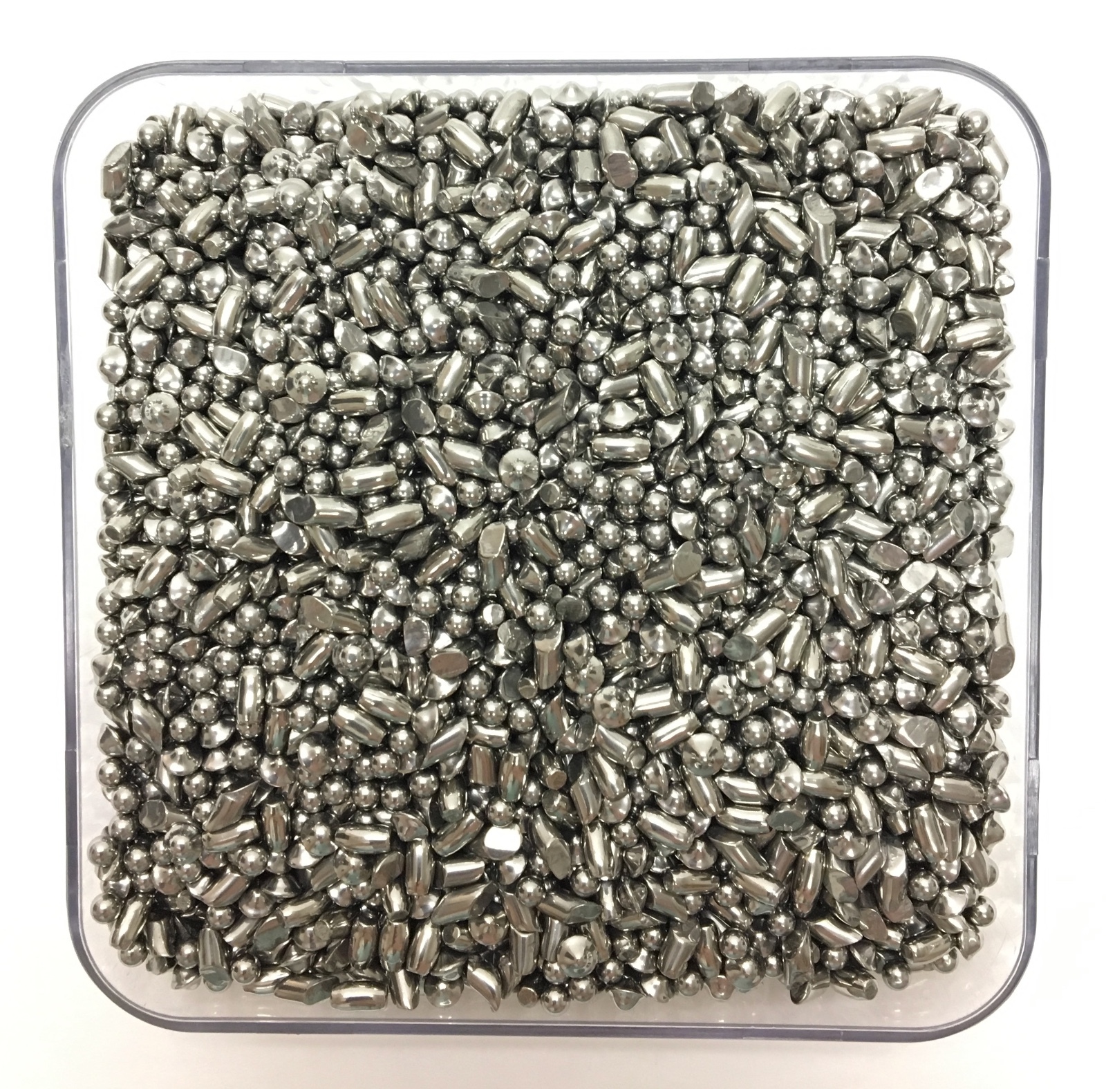 25lbJEWELERS MIX TUMBLING SHOT STAINLESS STEEL TUMBLER MEDIA BURNISHING 4 SHAPES