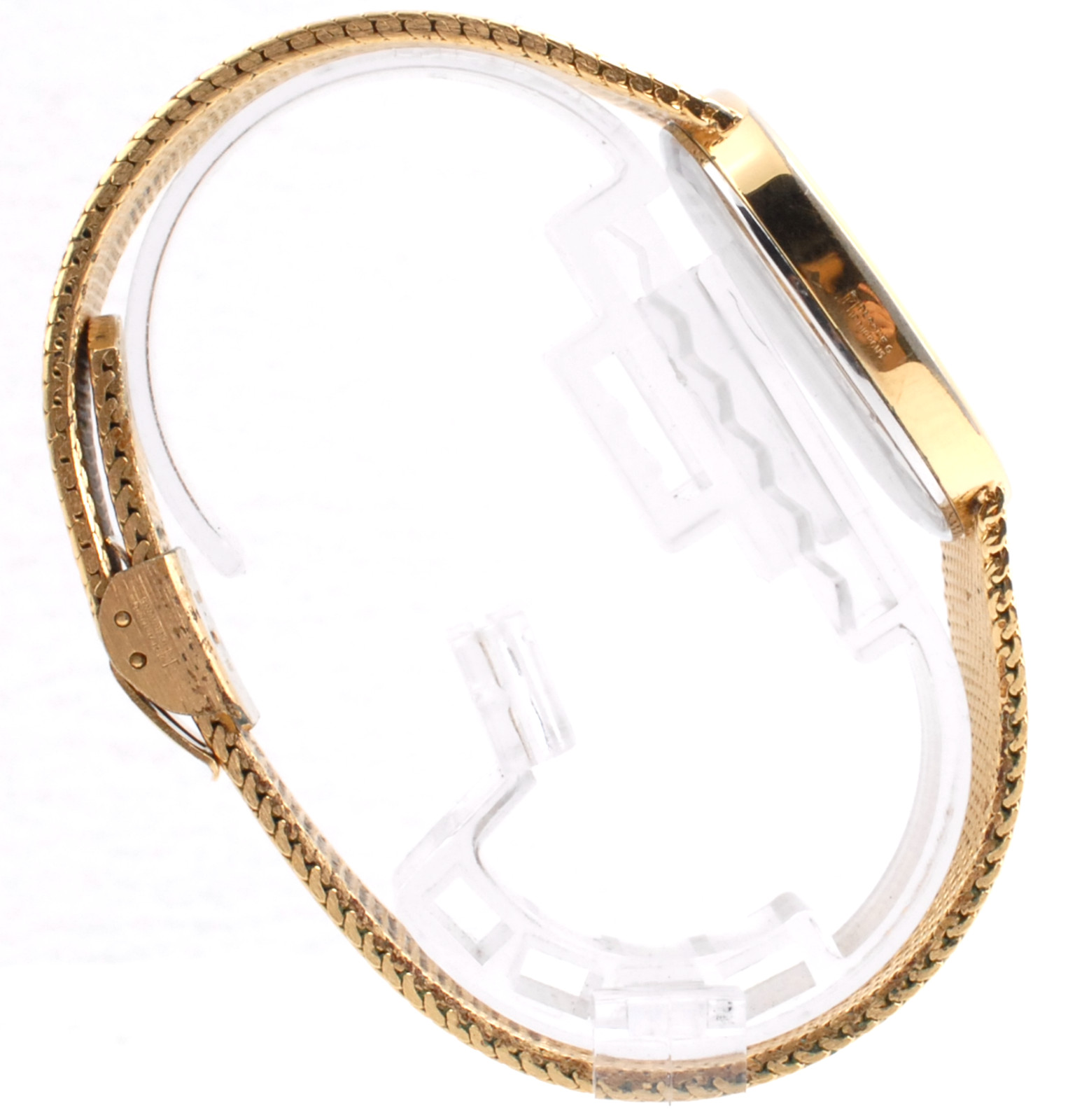 Rare UNIVERSAL GENEVE square Manual 1-42 VINTAGE gold electroplated G 10