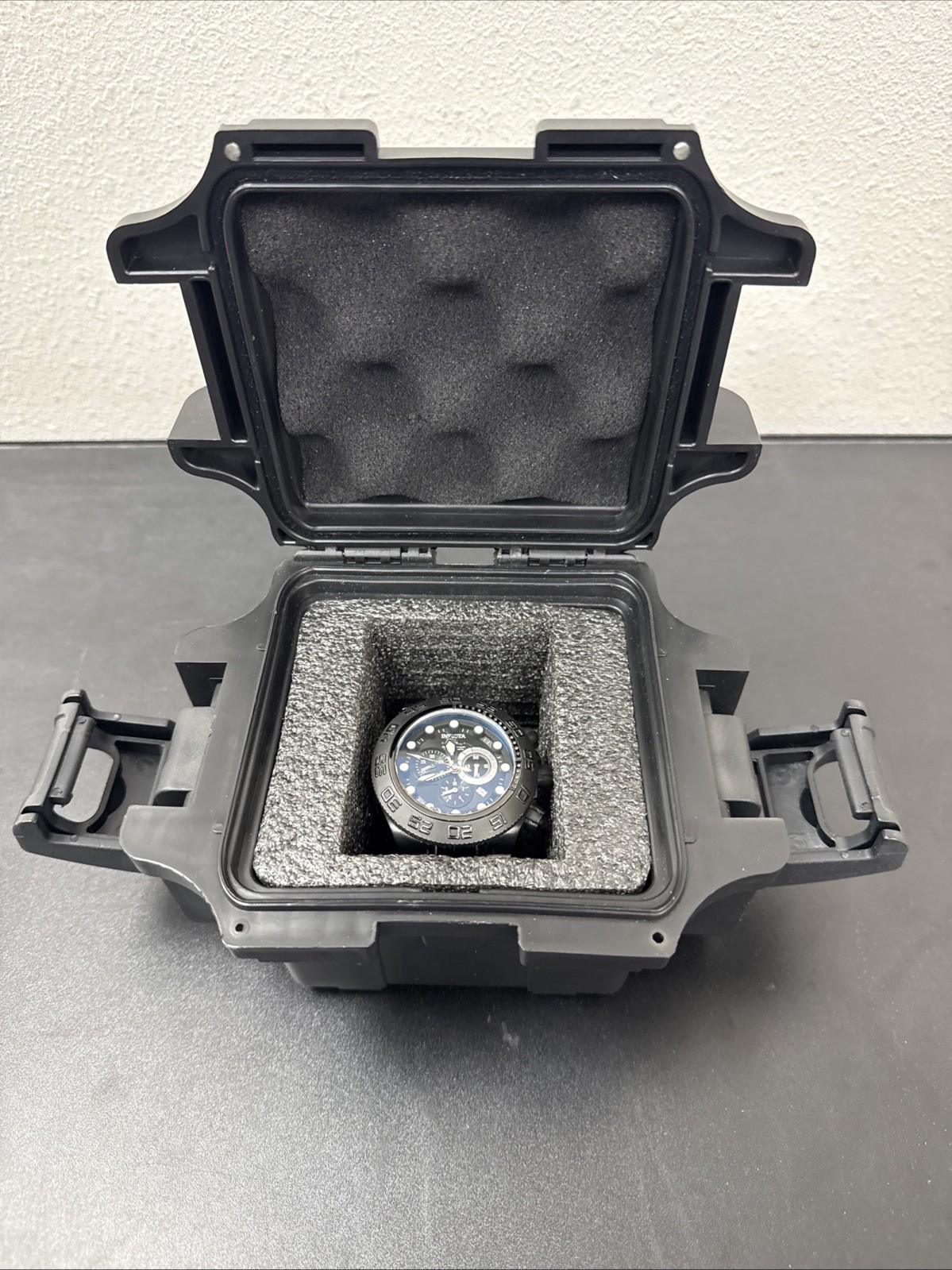 Invicta Subaqua Noma IV 12424 51mm Black SS Chronograph Quartz NEEDS BATTERY