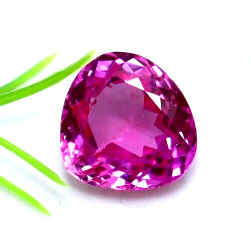 Natural Ceylon Pink Sapphire 19.10 Ct Pear Faceted Cut Certified Loose Gemstone