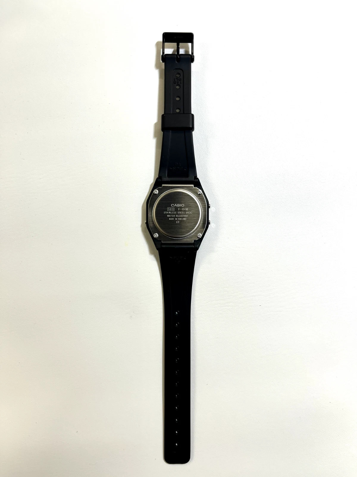 CASIO Watch Standard F-84W-1QJH Black Simple designed Watch NEW