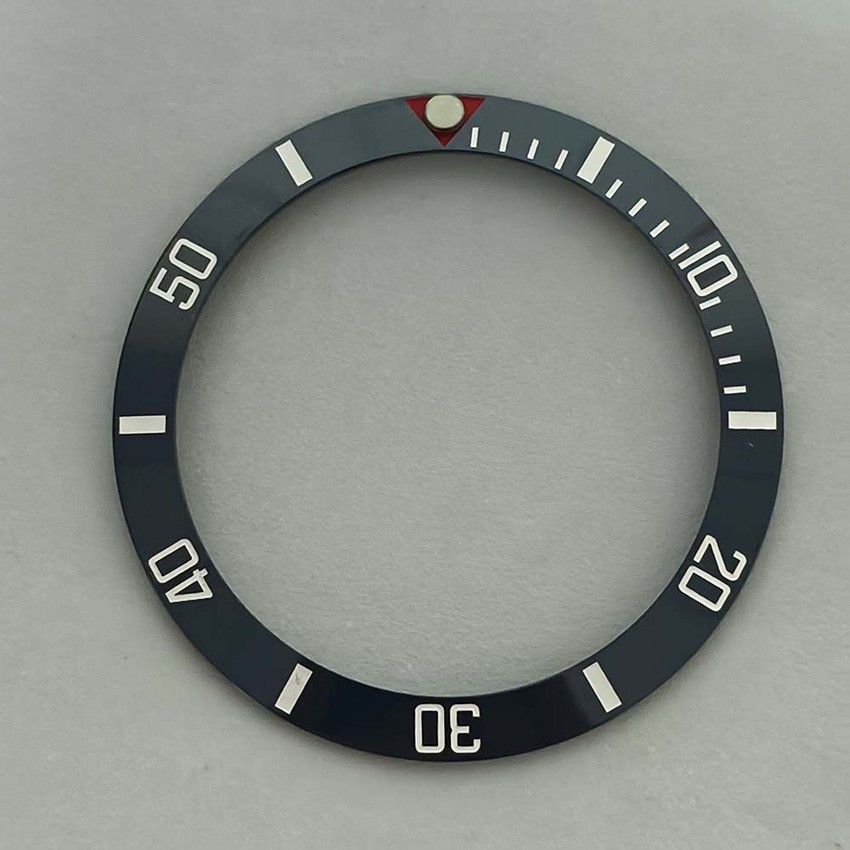 Replacement Ceramic Bezel Insert SUB Beveled Bezel Ring Watch Accessories
