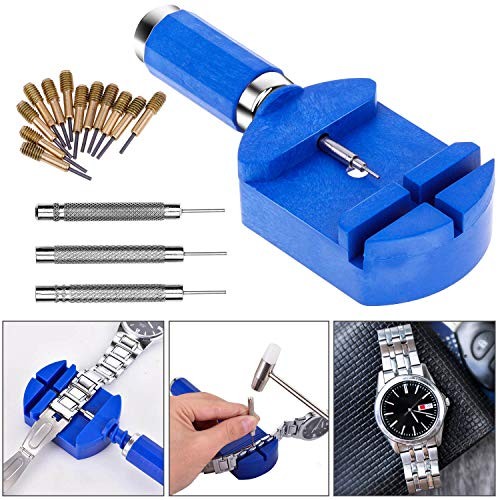 Watch Link Removal Tool Kit – Replacement Pins and Pin Punches for Bracelet
