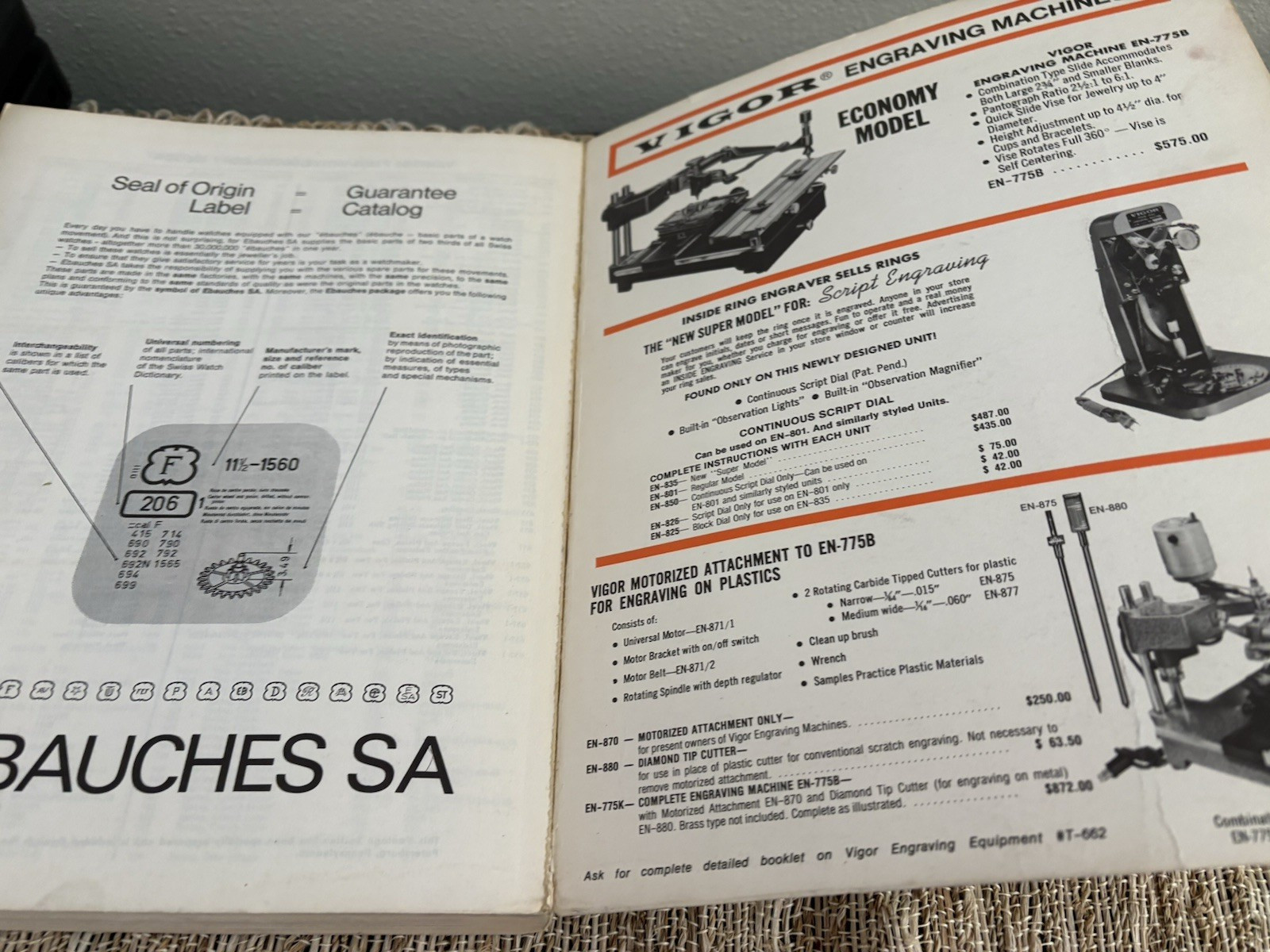 Best Fit 111 & 111A Encyclopedia of Watch Material, 1979 Parts 1 And 2