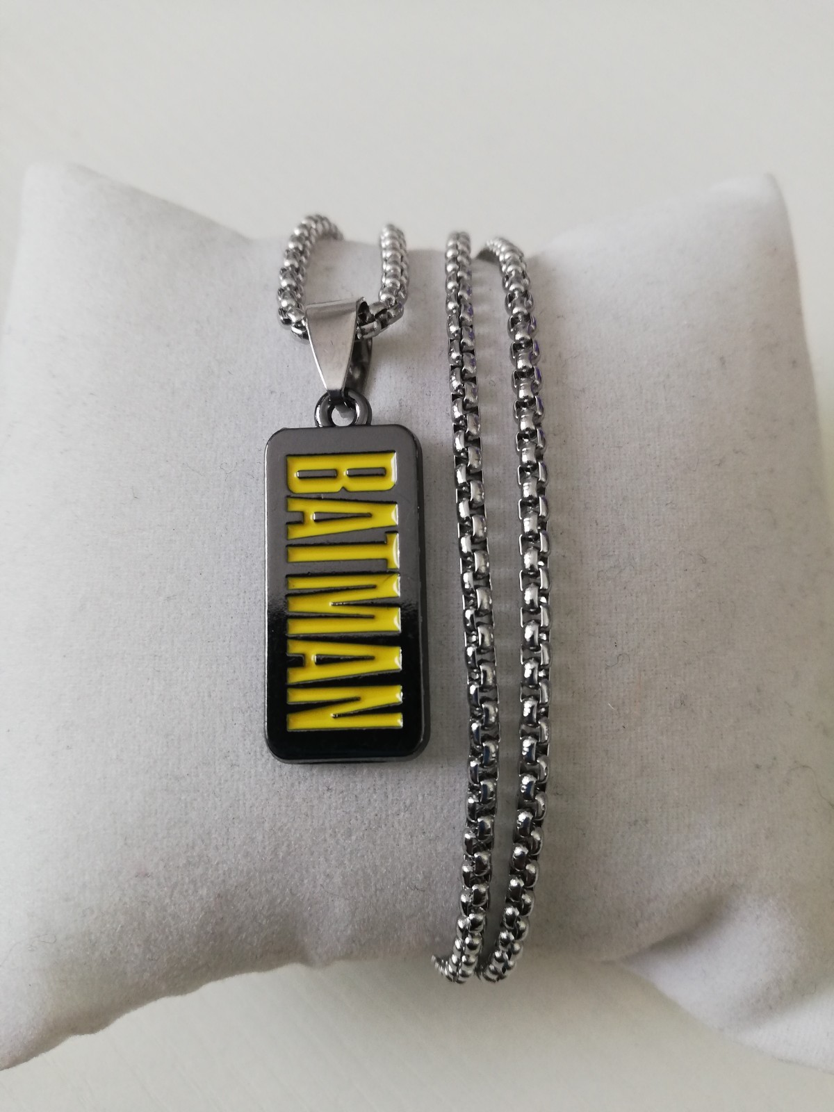Titanium 316L Stainless Steel The Dark Night Batman Biker Pendant DC Super Hero