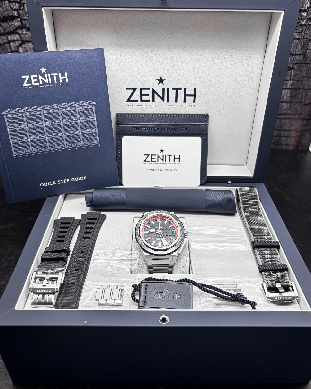 2024 | Zenith Defy Extreme Diver | Black Dial | Warranty | 95.9600.3620/21.I300