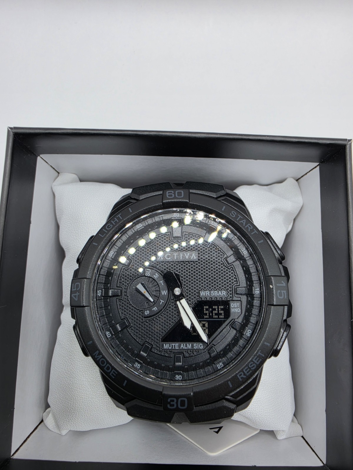 Activa Spry X Invicta ACW2583-001 Analog Digital Watch 53mm Black New