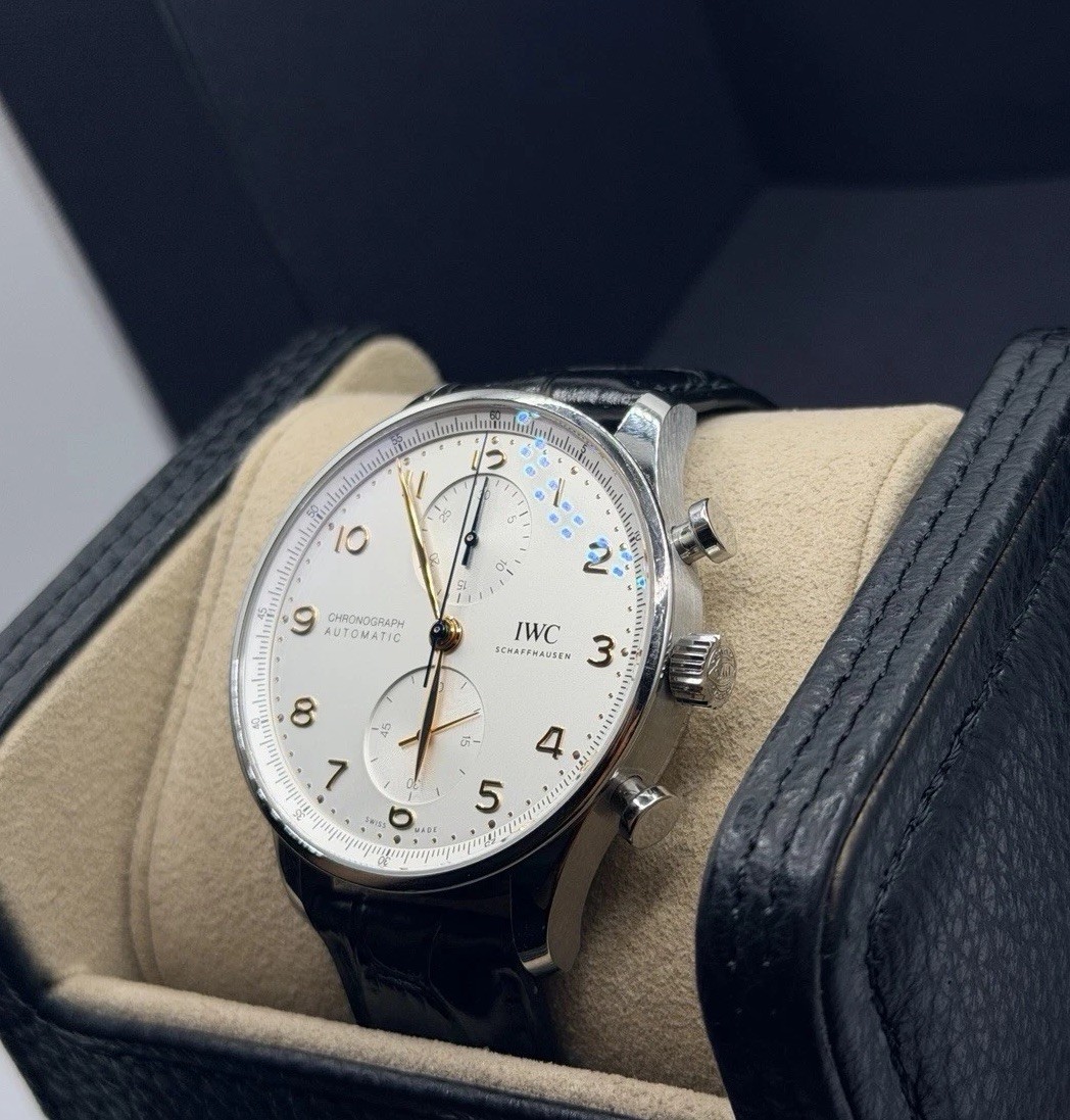 2022 IWC Portuguese Silver Dial Stainless Steel 41mm IW371604 FULLSET W Receipt