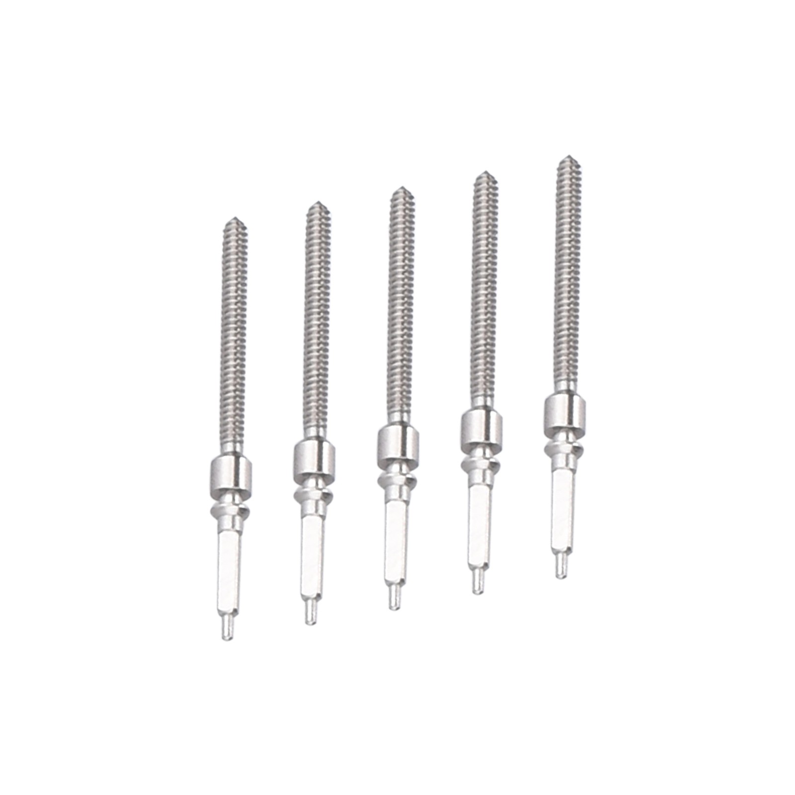 5Pack Steel Watch Winding Stem Rod Bar For Seagull ST1902/ST1901 Movement