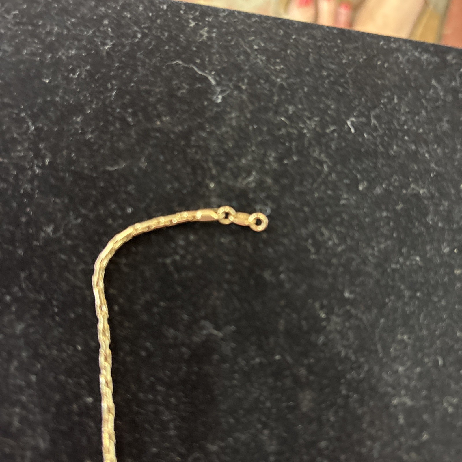 Estate 14K Yellow Gold Heart Pendant Necklace 1.7mm Wide 18 Inch Long 7.3 Grams