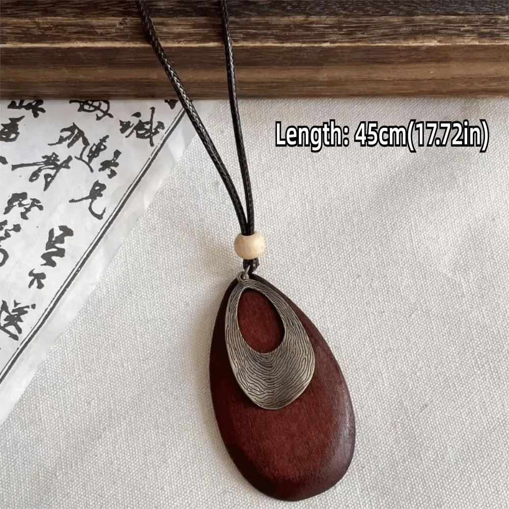 Vintage Boho Sweater Chain Ethnic Long Clothing Pendant Pendant Daily Wear