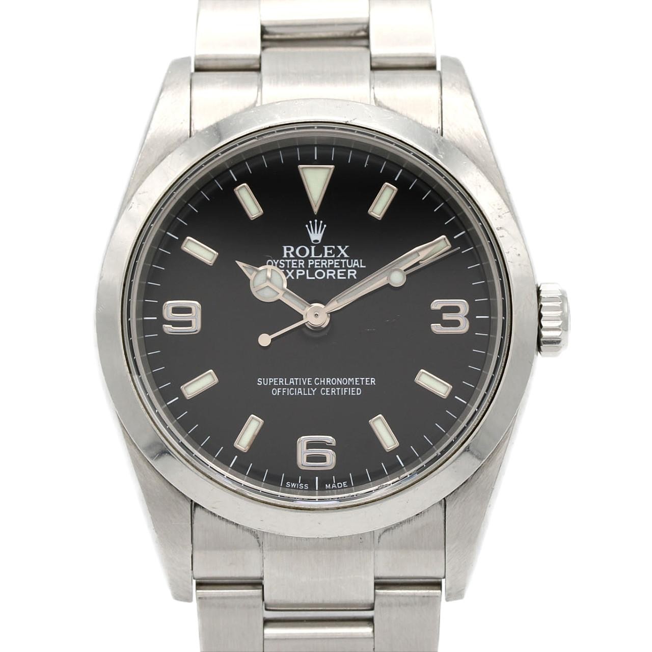 Authentic [Unserviced – Value Price] Rolex Explorer I 114270 Stainless Steel…