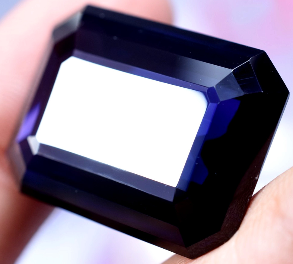 RARE Natural Purple-Blue Tanzanite 48.48 CT IF Certified Flawless Loose Gemstone