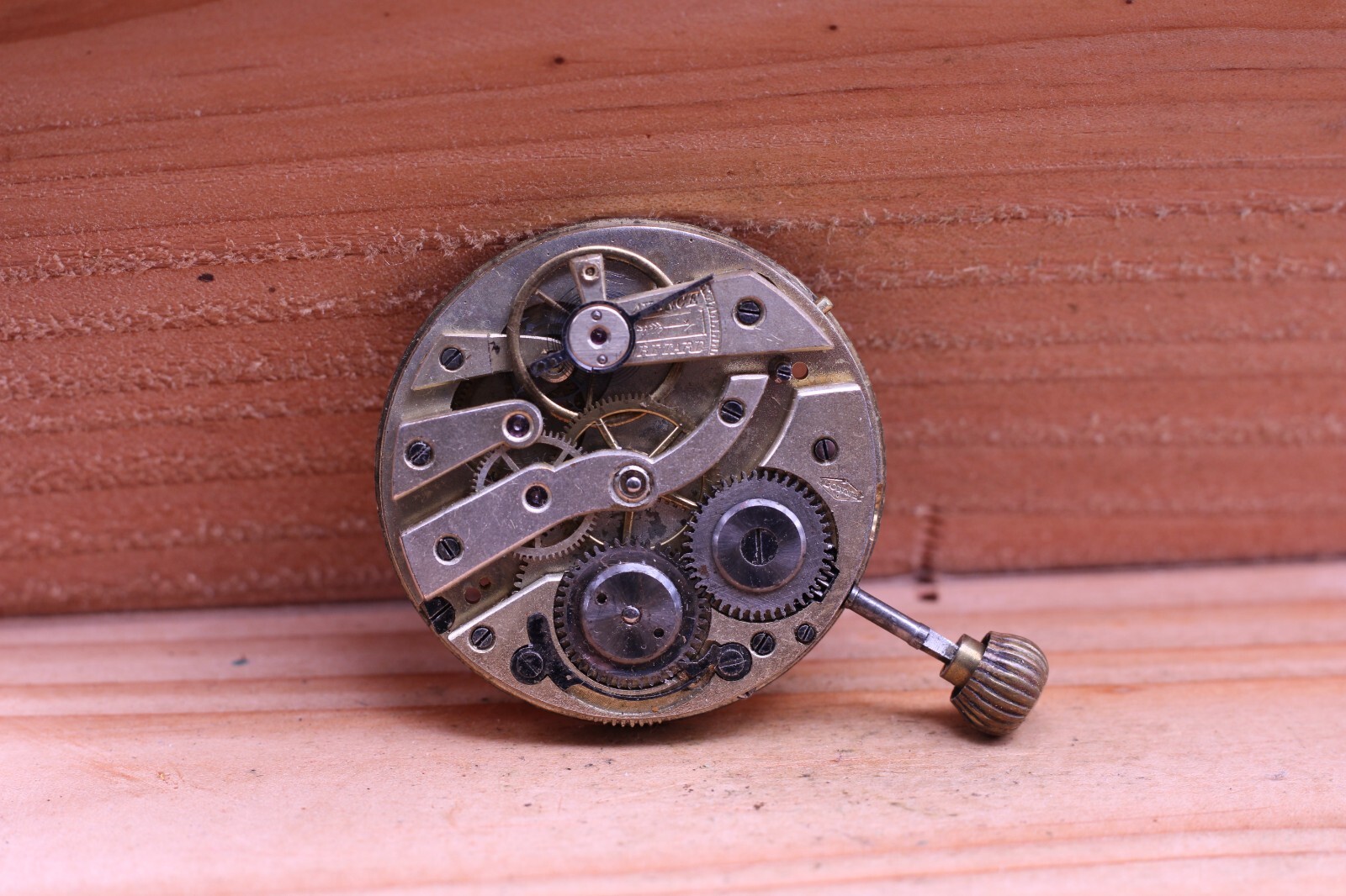 BONNE SWISS ANTIQUE POCKET WATCH MOVEMENT 41.2mm FOR REPAIR (FX)