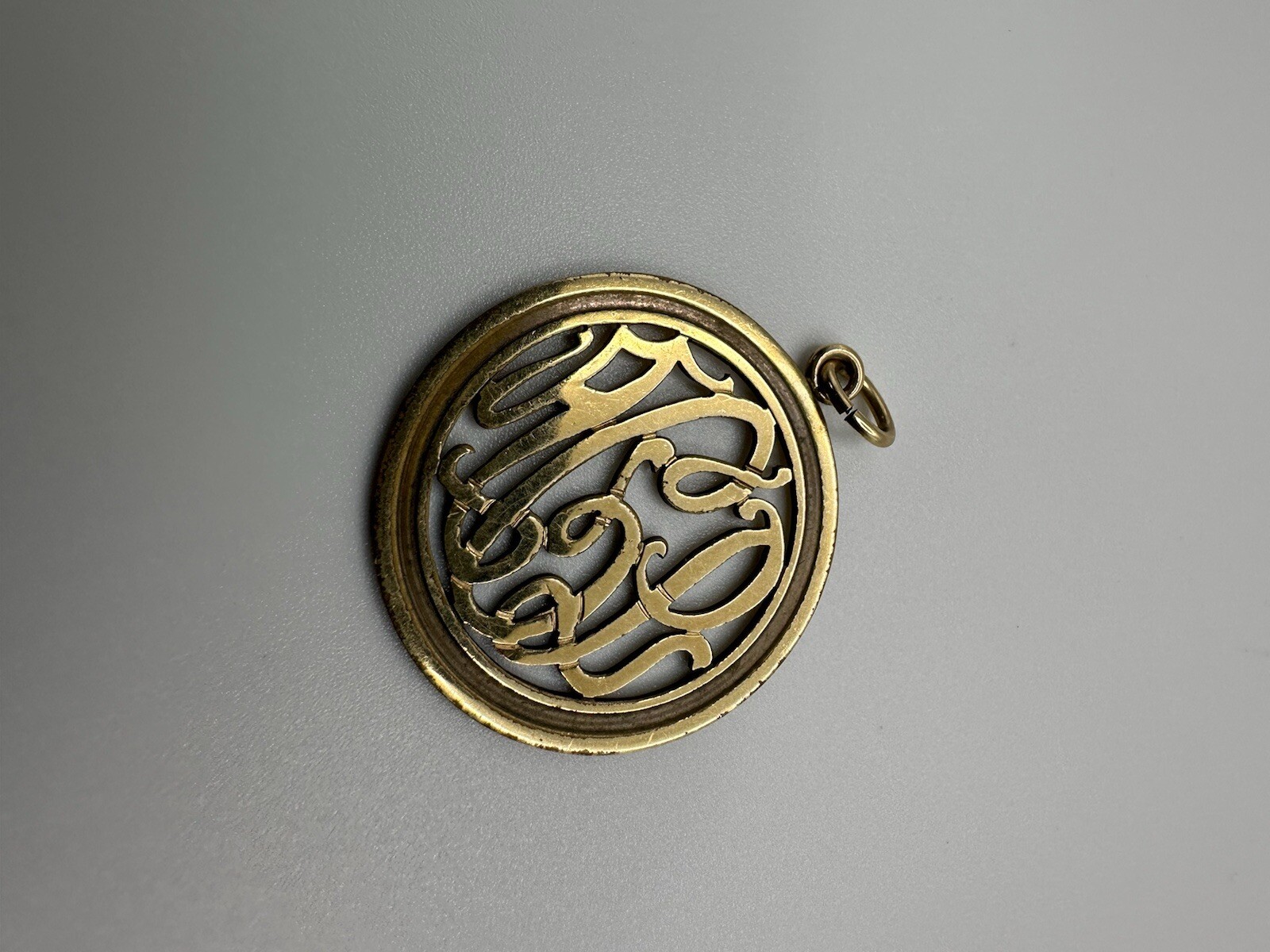 Vintage 12k GF ACP Necklace Pendant 3.6cm JB12