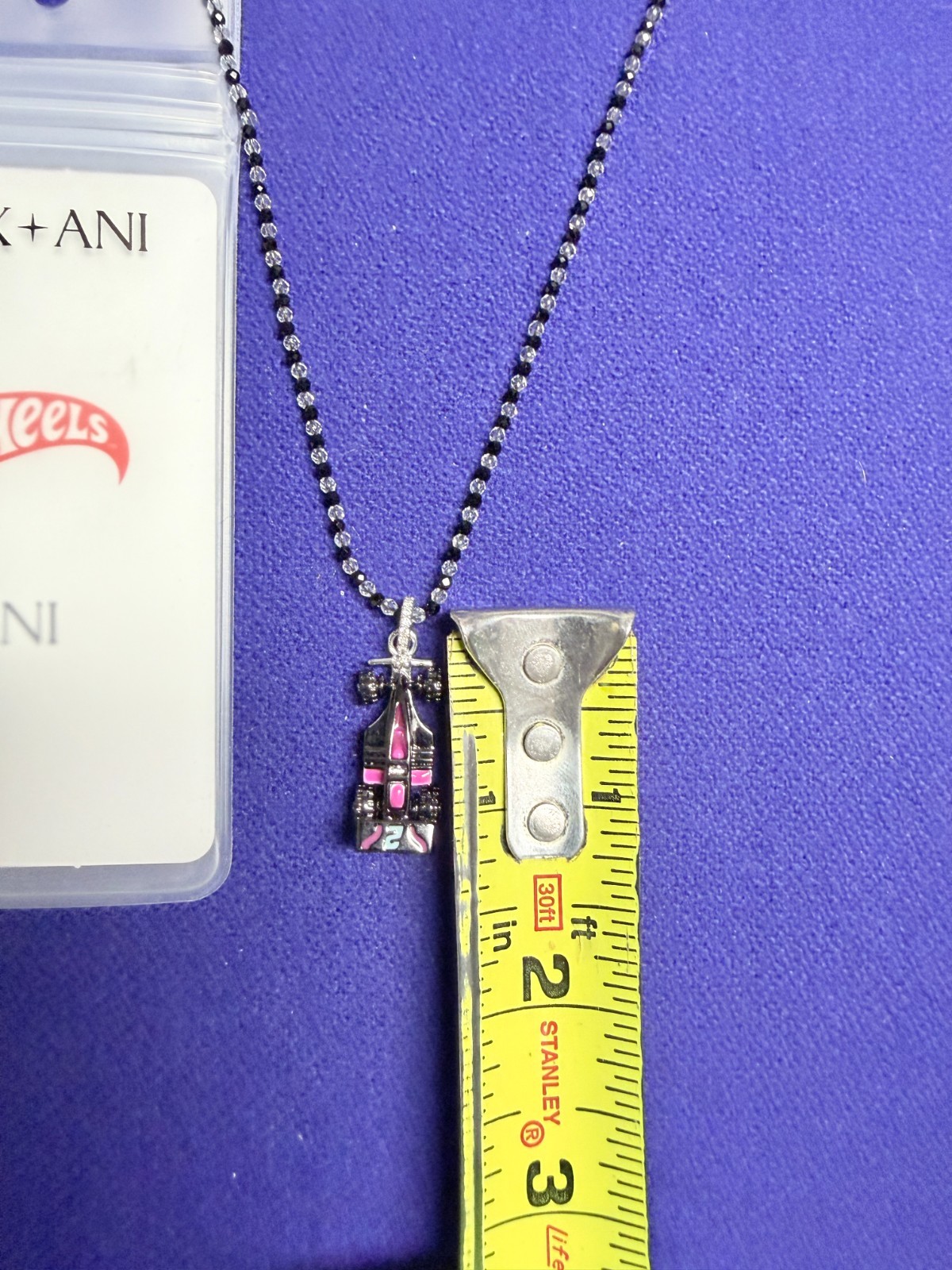 Alex and Ani Hot Wheels Racecar Pendant Necklace New