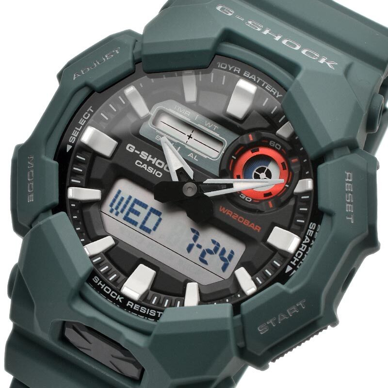 Casio G-Shock GA-010-2AJF Quartz Black Dial 51.9 mm Watch