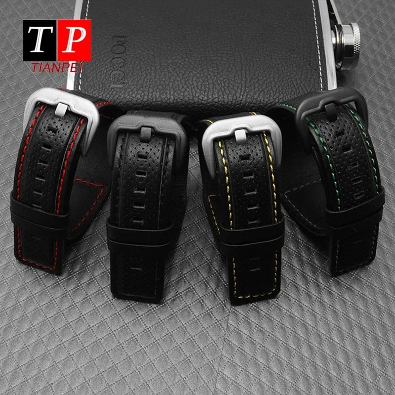 Premium Cow Leather Watch Band for Dietrich – 24mm Waterproof Strap with Pin Buc