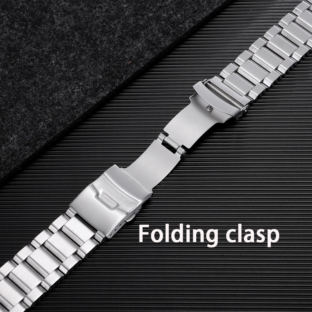 316L Oyster Solid Stainless Steel Watch Band Strap 18/19/20/21/22/23/24/25mm
