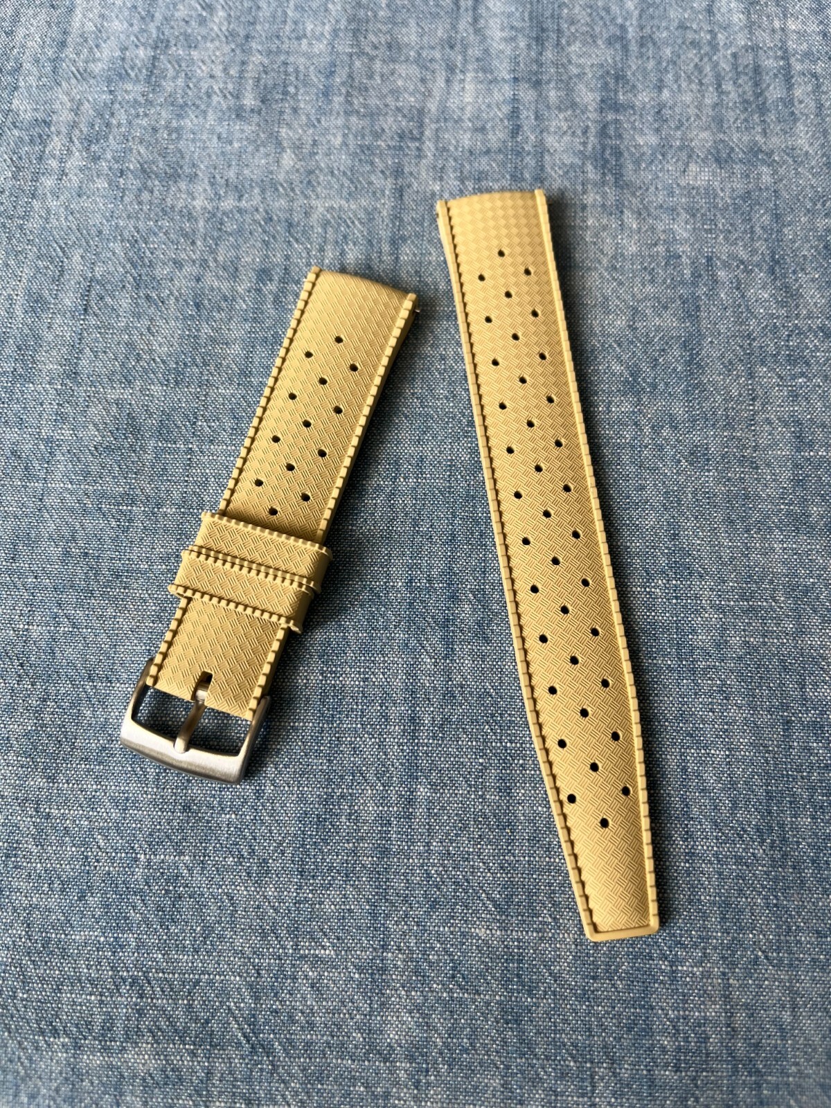 Vulcanized Rubber Tropical Watch Strap