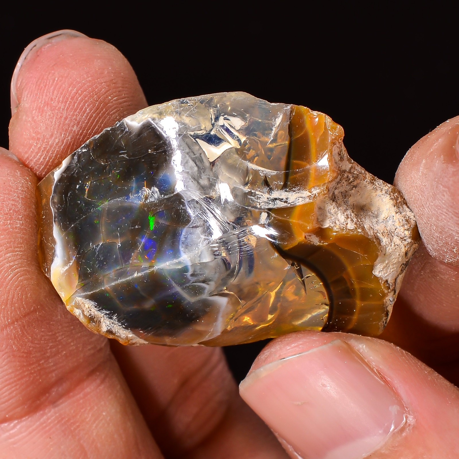 78.50 Cts 100% Natural Exclusive Ethiopian Opal 36X26X18 MM Rough Loose Gemstone