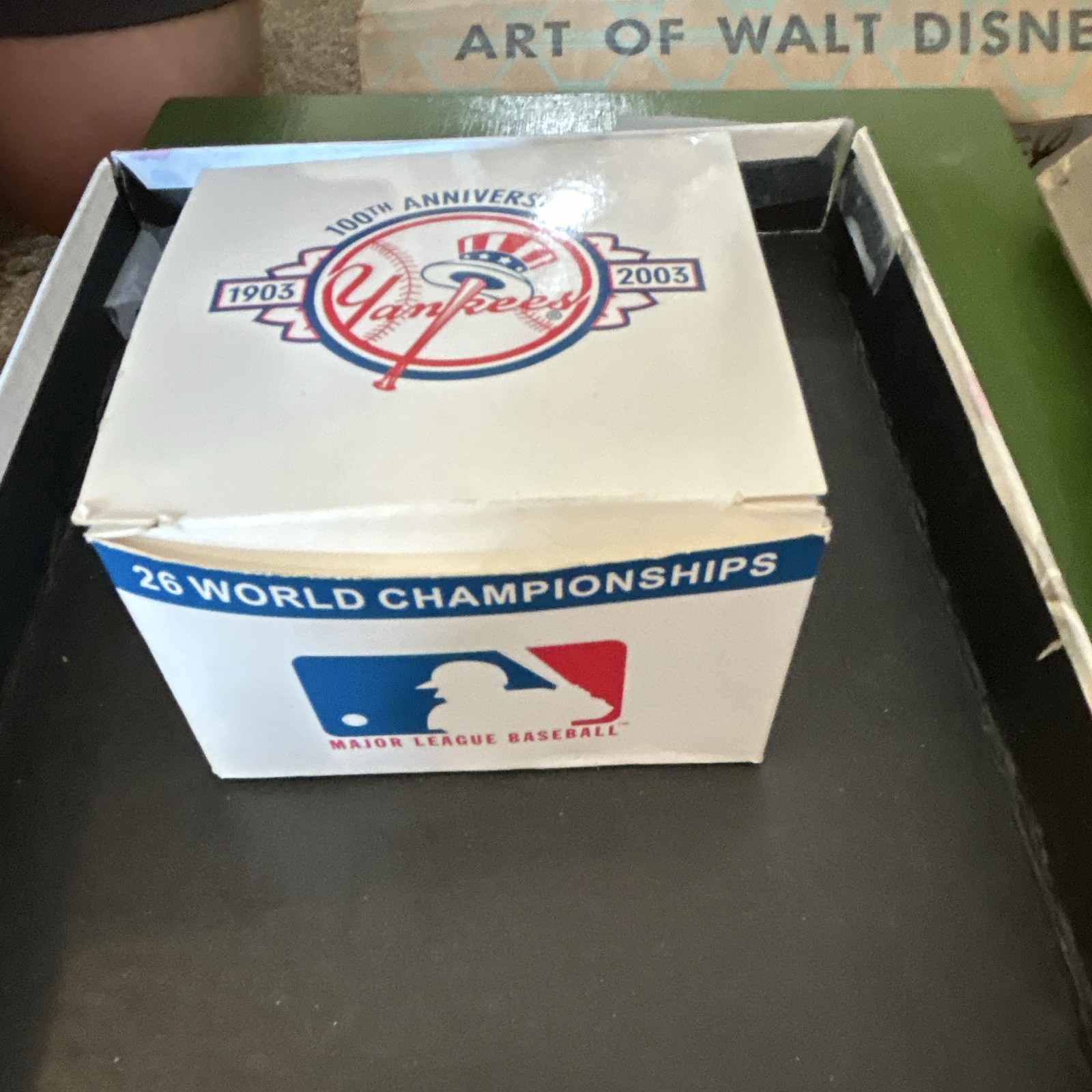 Game Time NY Yankees 100th Anniversary Quartz Analog Leather Watch w/ Box