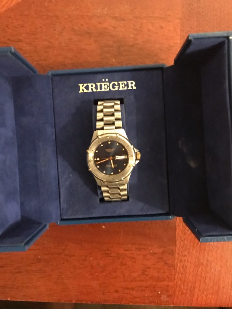 Rare Krieger M882 Chronograph Wristwatch
