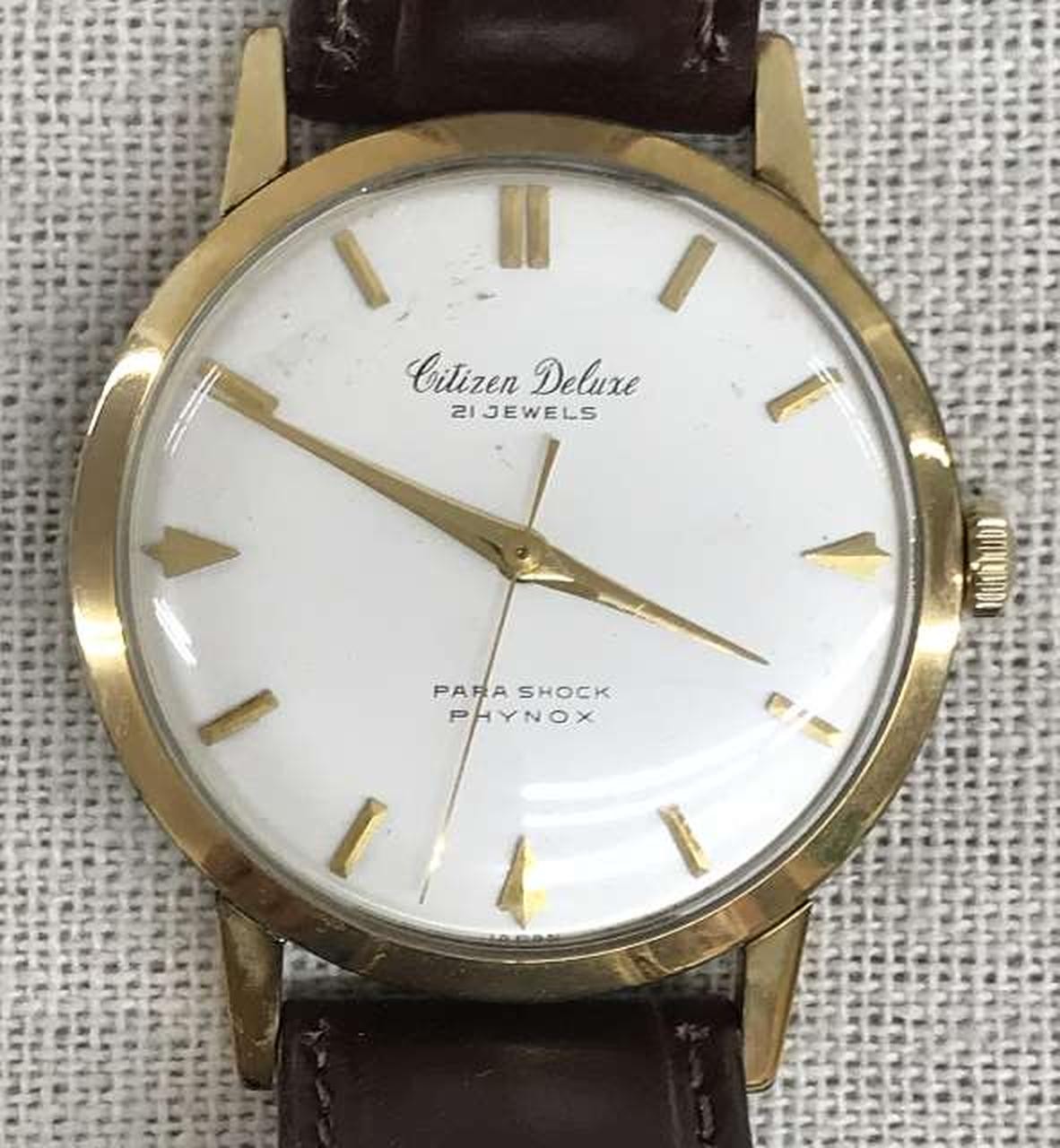 Manual Wind Wristwatch Model Number 1407095 CITIZEN DELUXE
