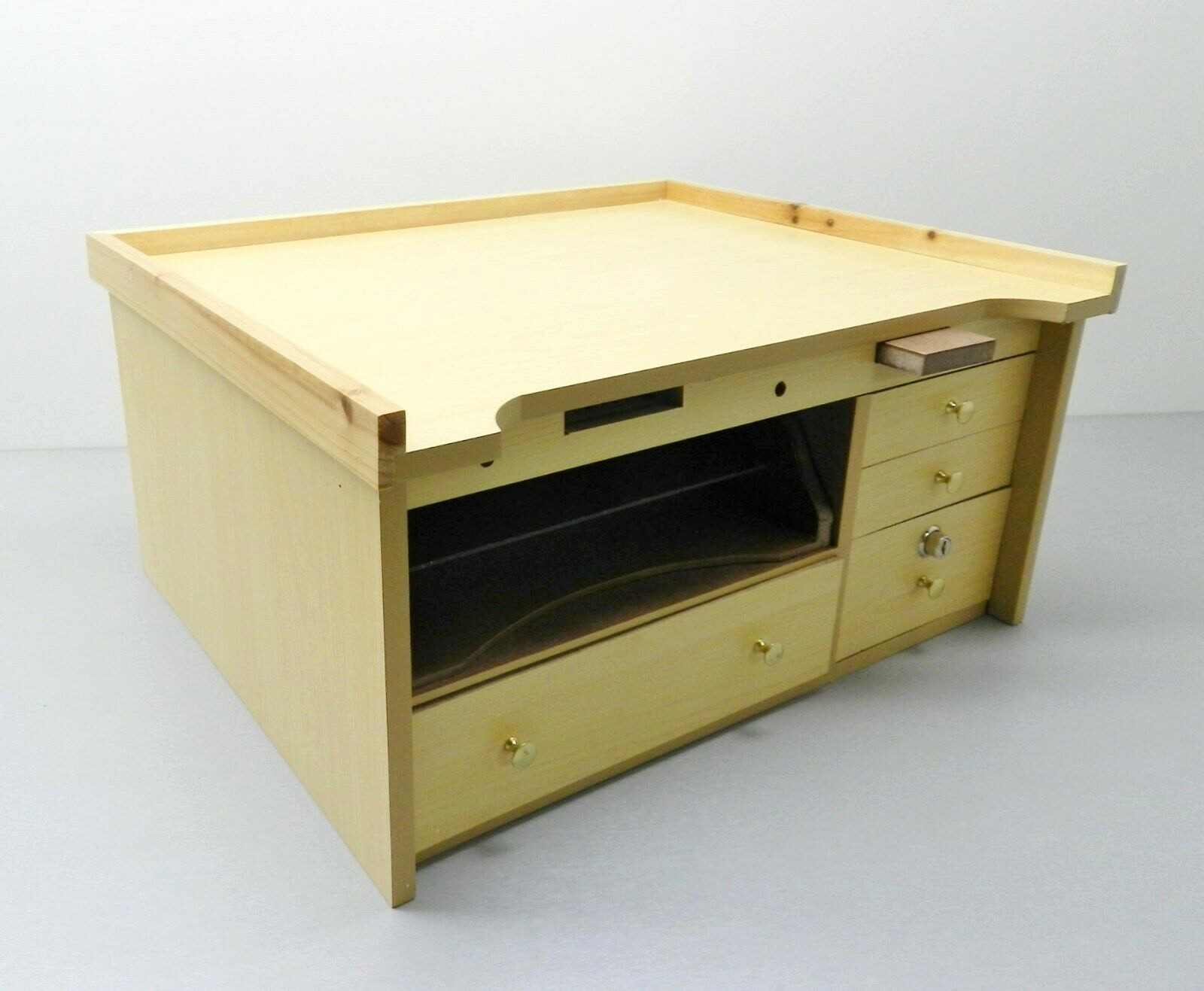 Jewelers Bench Work Table Top Jewelry Repair Watch Hobby & Craft Bead Workbench