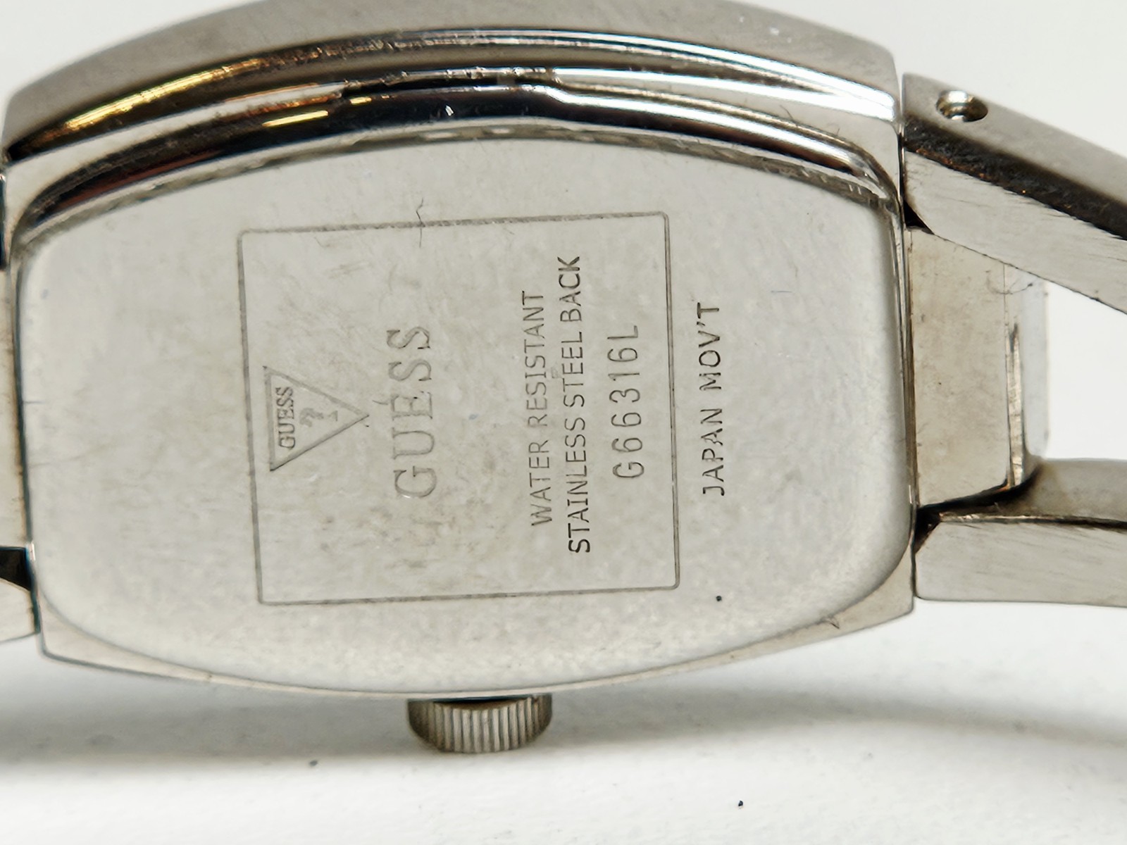 GUESS G66316L Three-Hand Quartz Analog Women’s Watch Sz. 6.5″ New Battery
