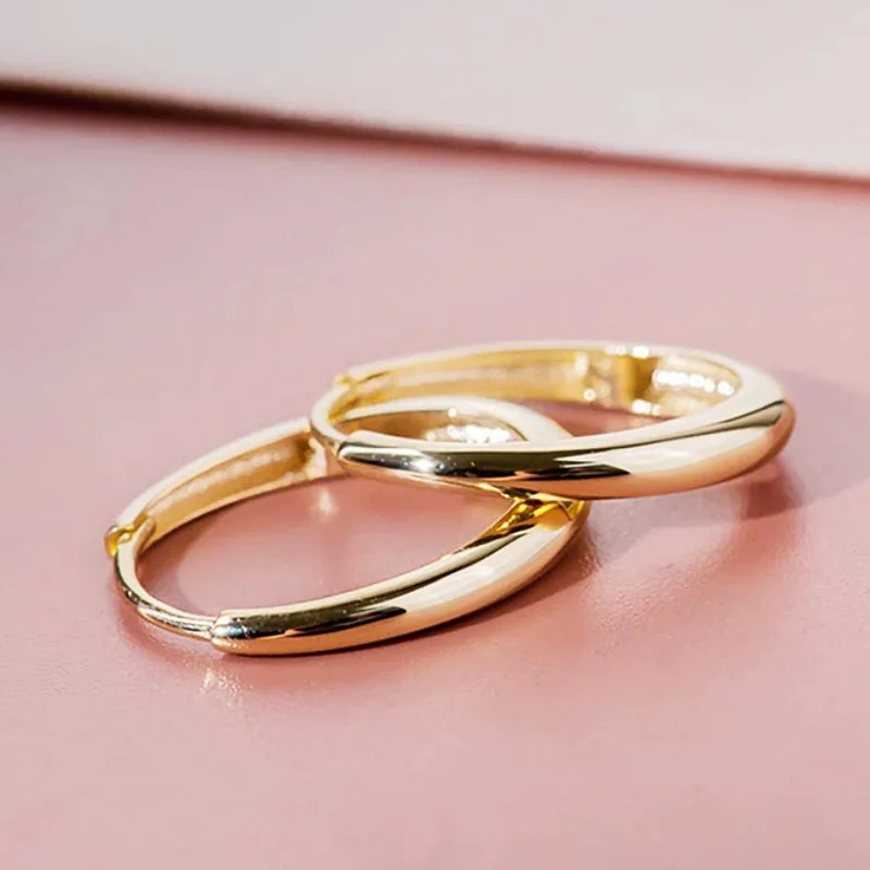 Stainless Steel Huggie Hoop Earrings Unisex Fashion Jewelry For Women, Men
