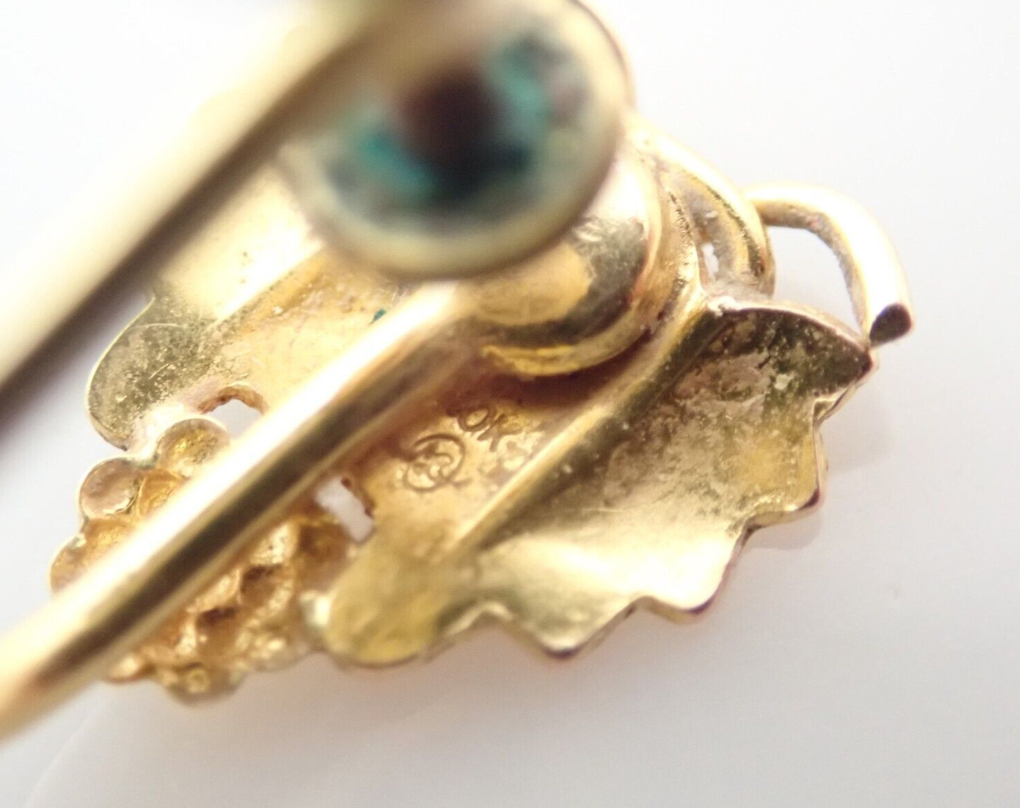 10k Landstom’s Black Hills Gold Multi Colored Estate Earrings 2.4 Grams