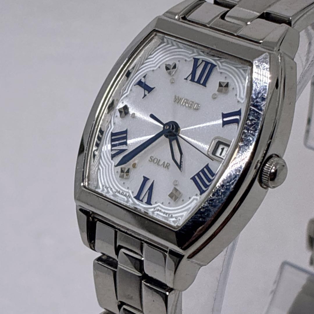 Excellent condition, fully functional SEIKO WIRED solar-powered watch with rhine