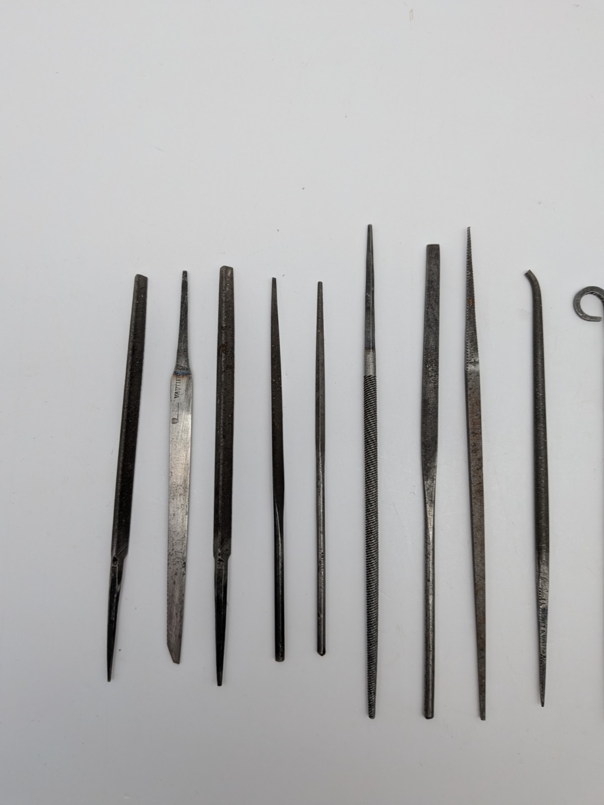 LOT OF 15: Vintage Jewelry Jeweler Watchmaker METAL FILES Swiss USA Mixed