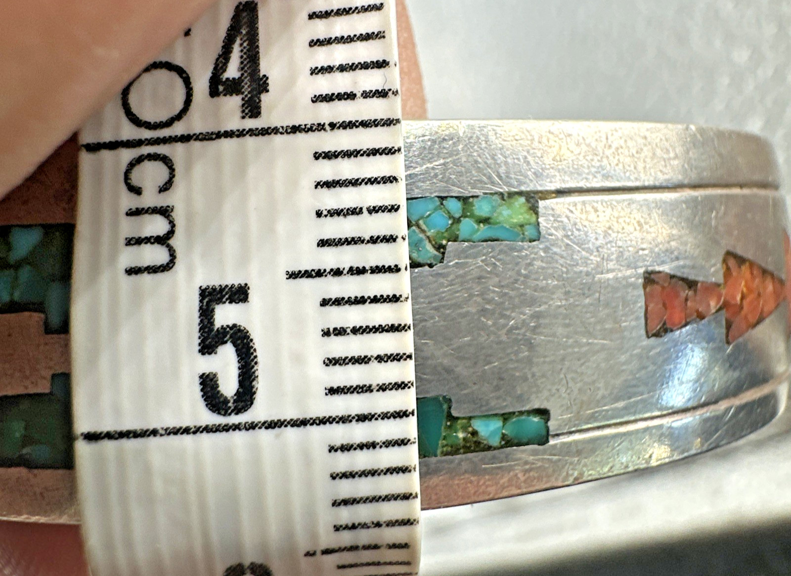 Vtg Early Tommy Singer Cuff Bracelet Sterling Sz 5.5 – ~6 Navajo 34.2g 13.5mm