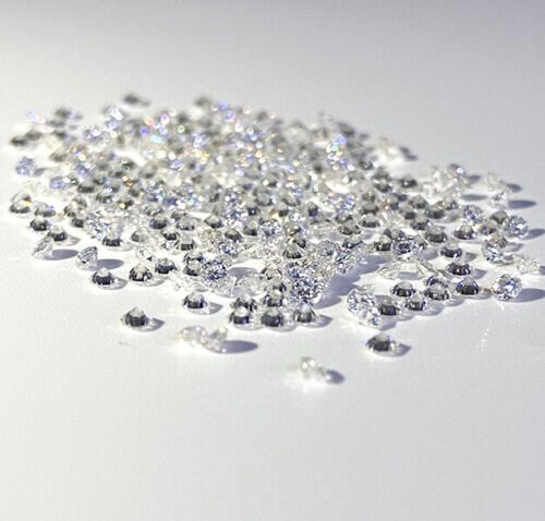575 Pcs CVD Loose Diamond Lot Round 0.70 MM H-Color, IF-Clarity Certified- 1 Ct