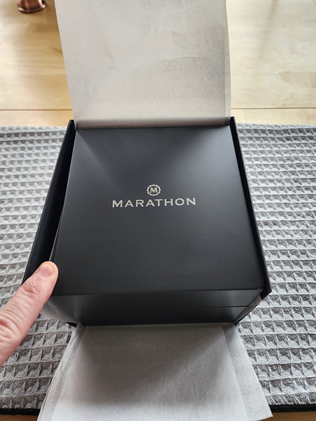Marathon JDD 46mm Automatic w/ 2 Additional Marathon Straps, Box And Papers