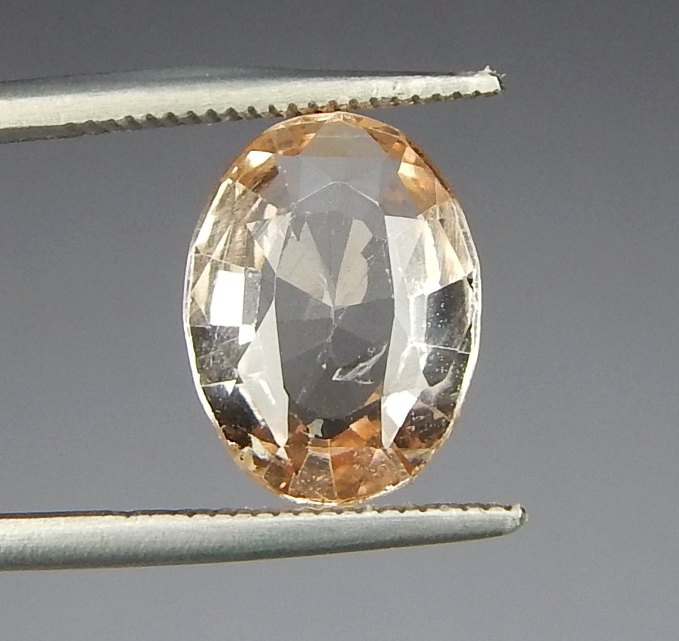 Fiery 5.1ct Imperial Topaz Natural Earth Mined Faceted Oval Brazil