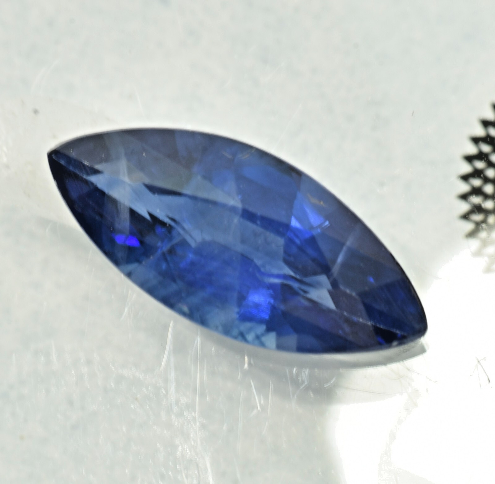 G I A Certified 1.83 ct. Natural Blue Sapphire Loose Marquise