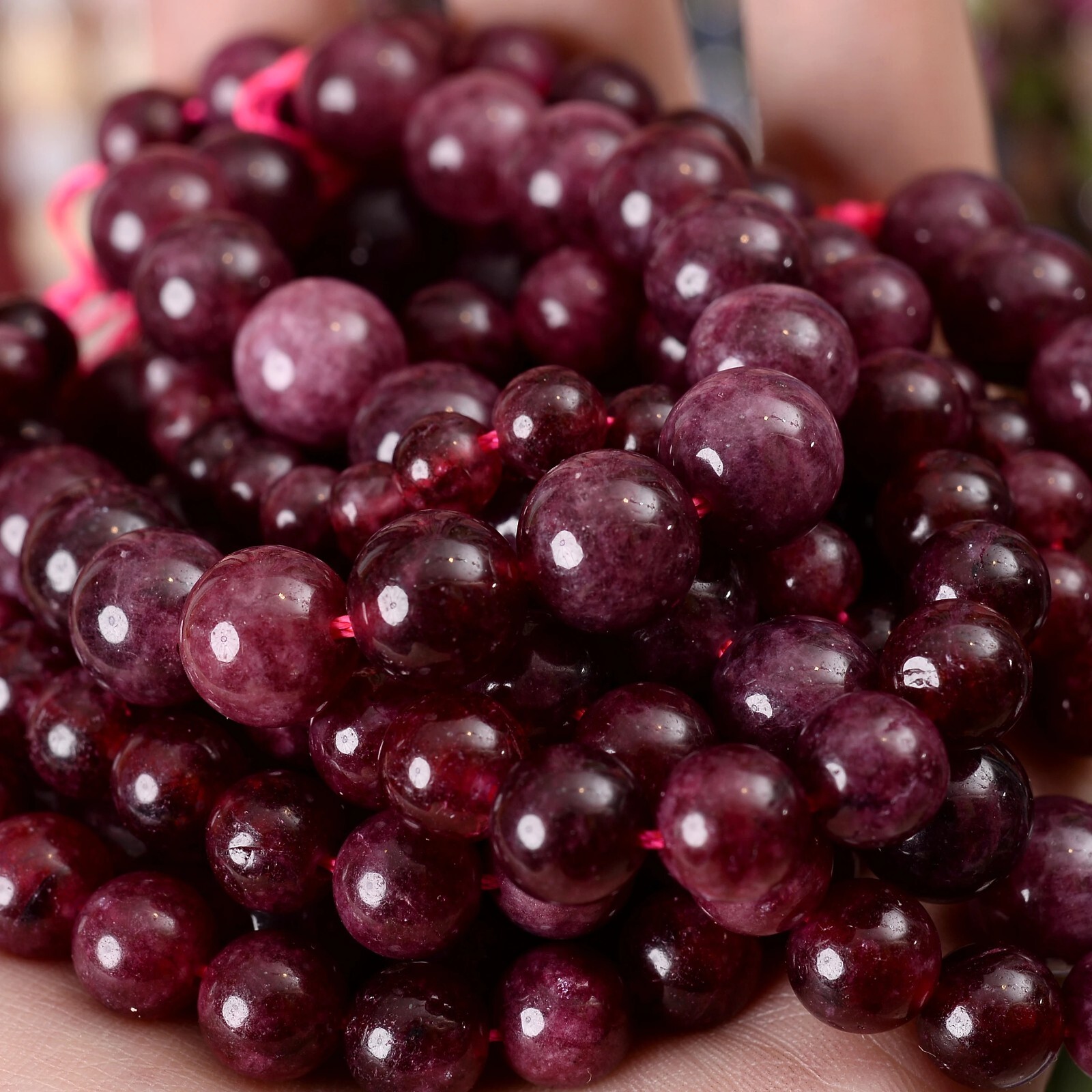 Wholesale Lot Natural Gemstone Round Spacer Loose Beads 4mm 6mm 8mm 10mm 12mm