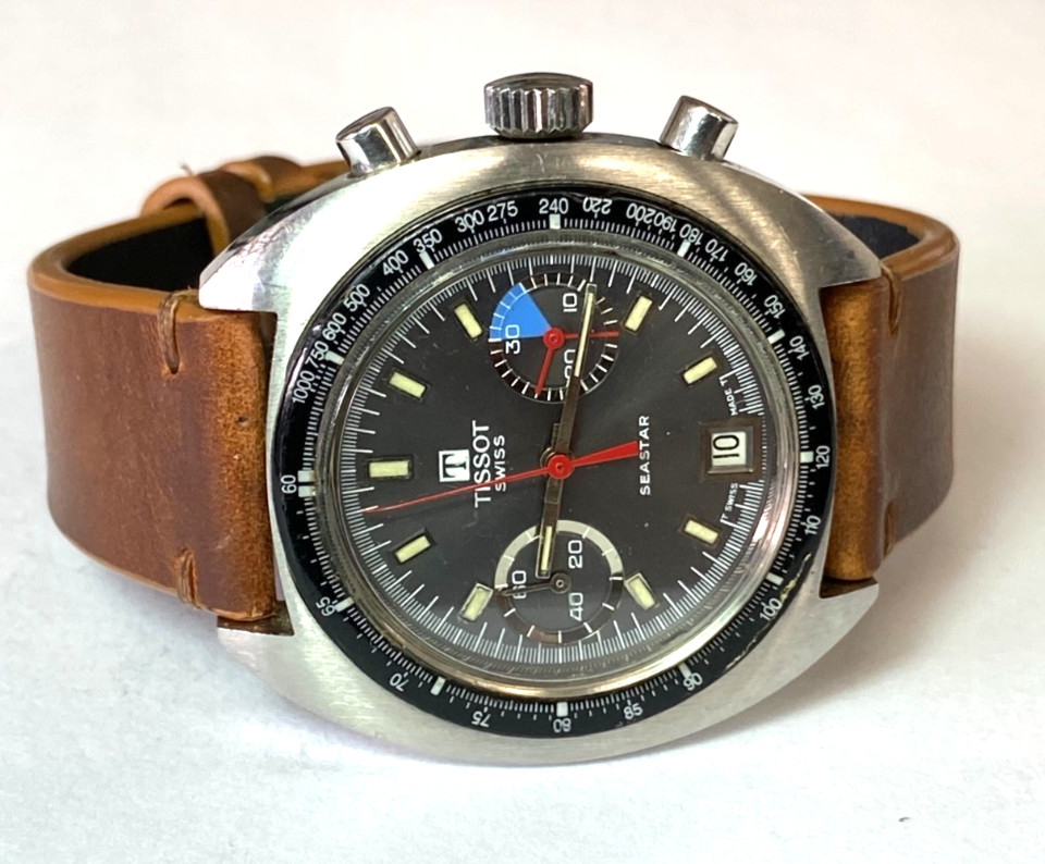 Tissot 2060 Chronograph Seastar 7734 Valjoux Grey Dial 40mm Stainless