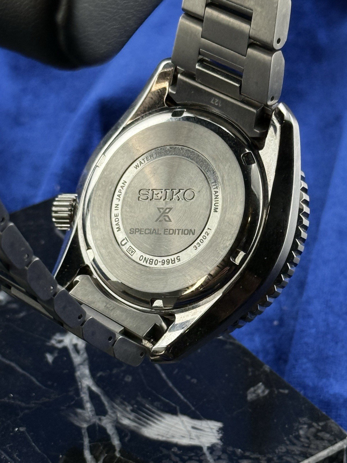 Seiko Prospex LX SNR051 Sky U.S. Special Edition Spring Drive GMT Titanium Excel
