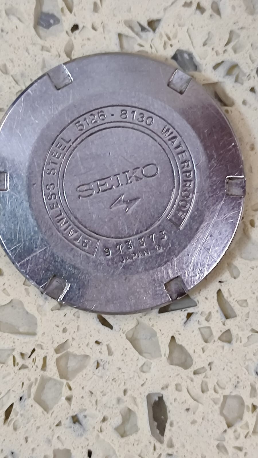 SEIKO 5 SPORTS RALLY DIVER – 5126-8130 Parts Back CASE Used