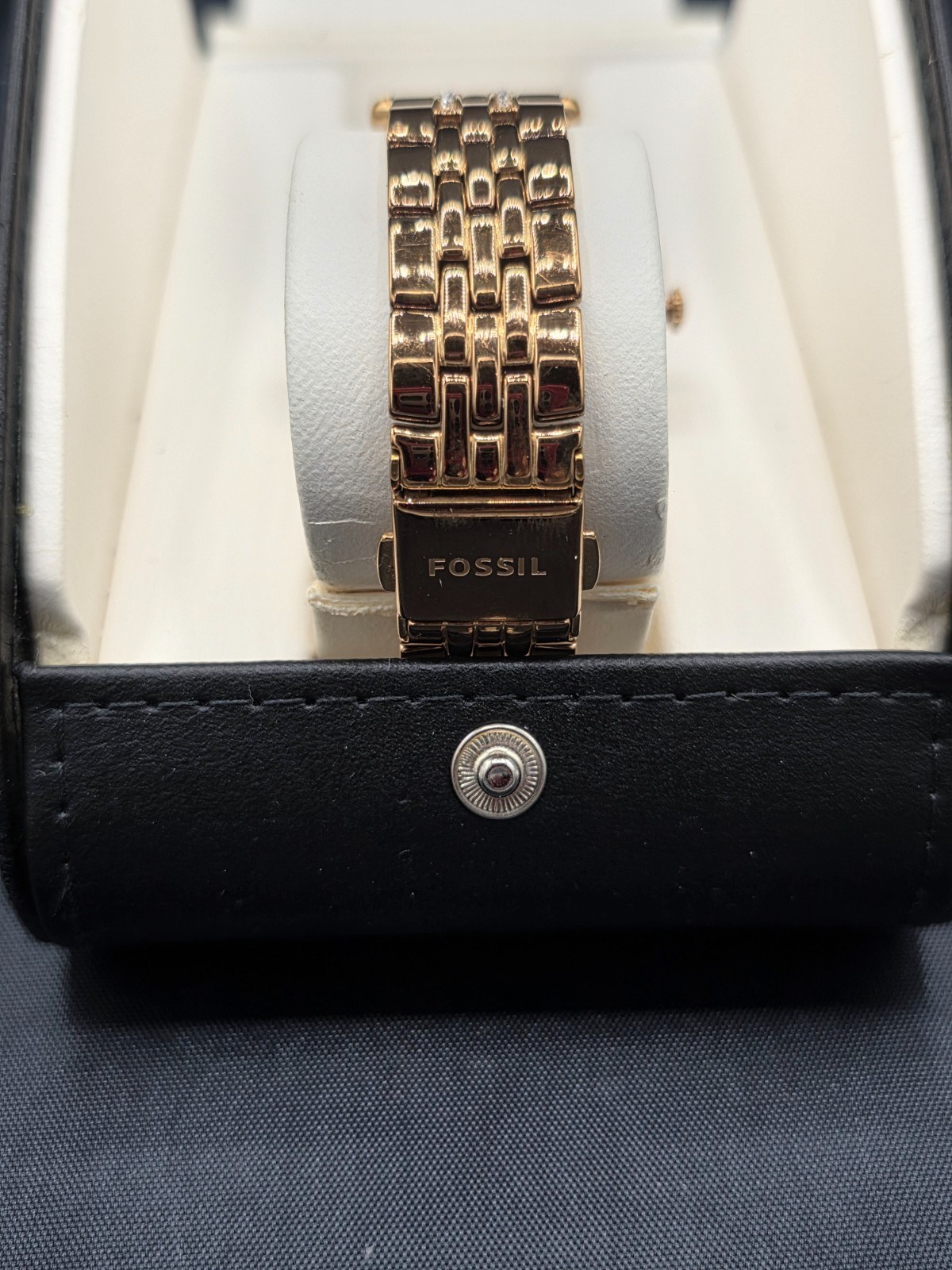 Fossil Jacqueline ES3546 Women’s Rose Gold Stainless Steel Analog Watch HME470
