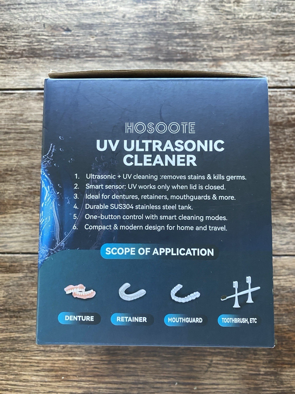 UV Ultrasonic Retainer Cleaner Machine Dental Guard Cleaser Pod for Invisalign z